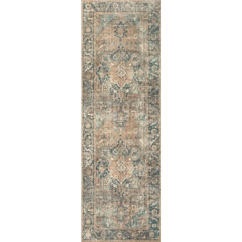 Margot Terracotta / Lagoon Rug (2' 3" X 3' 9")