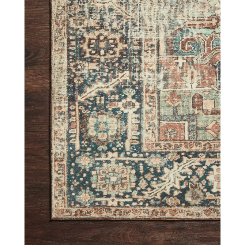 Margot Terracotta / Lagoon Rug (2' 3" X 3' 9")
