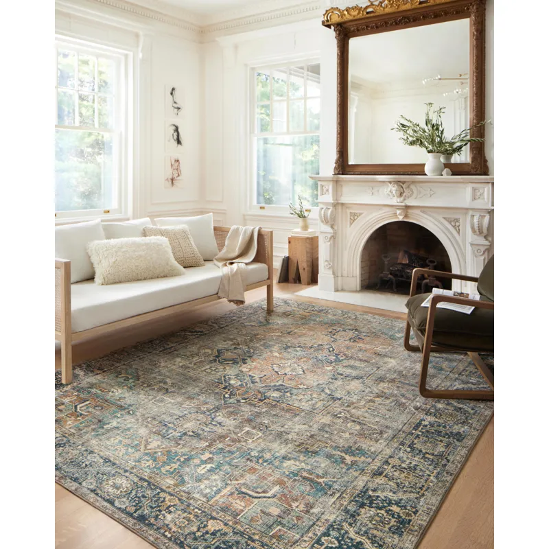 Margot Terracotta / Lagoon Rug (2' 3" X 3' 9")