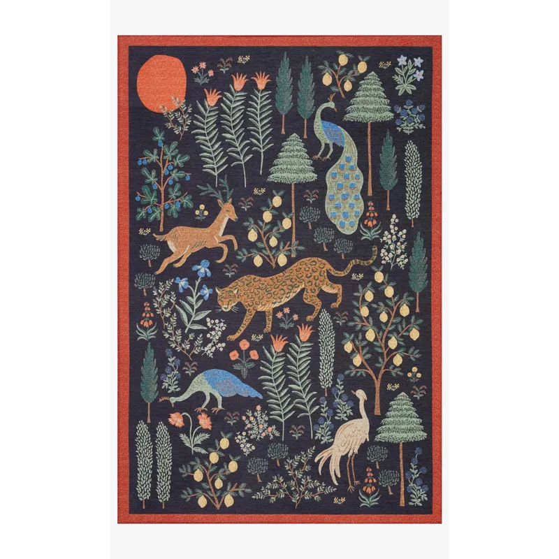 Rifle Paper Co. X Loloi Menagerie Rug