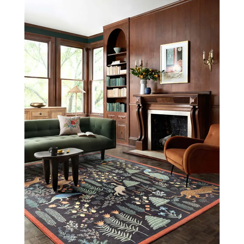 Rifle Paper Co. X Loloi Menagerie Rug