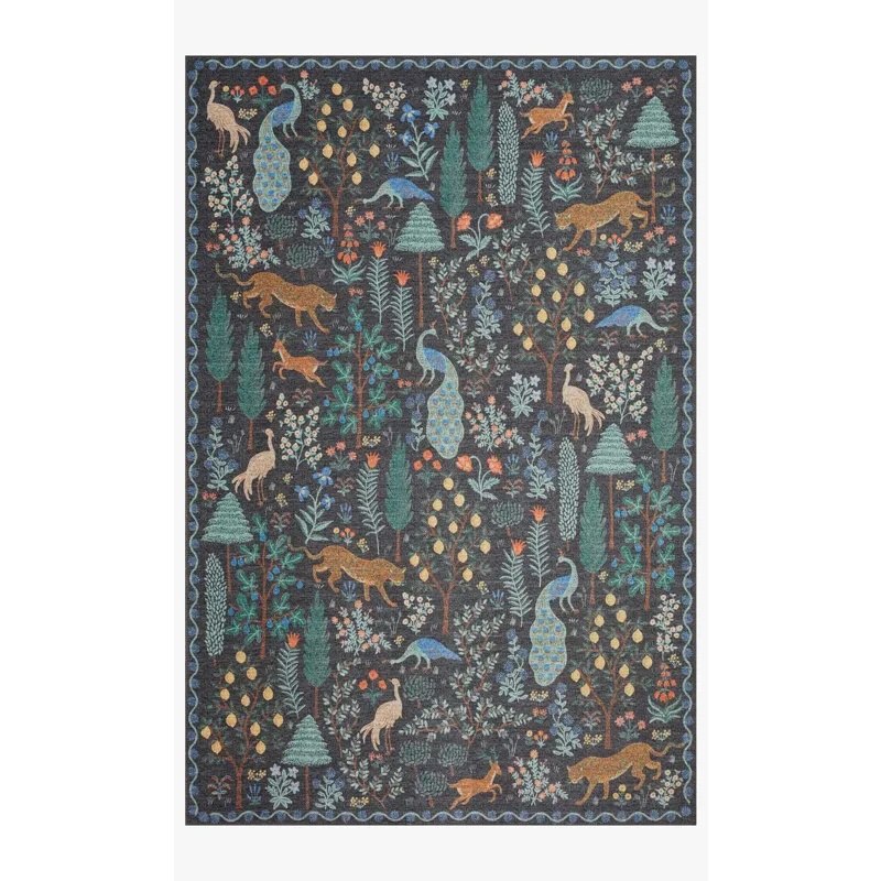 Rifle Paper Co. X Loloi Menagerie Rug