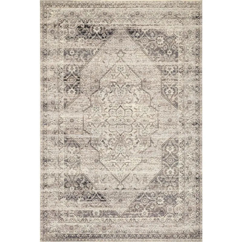 Mika Stone / Ivory Rug (2' 5" X 4')