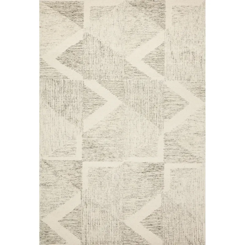 Milo Lt Grey / Granite Rug (7' 9" X 9' 9")