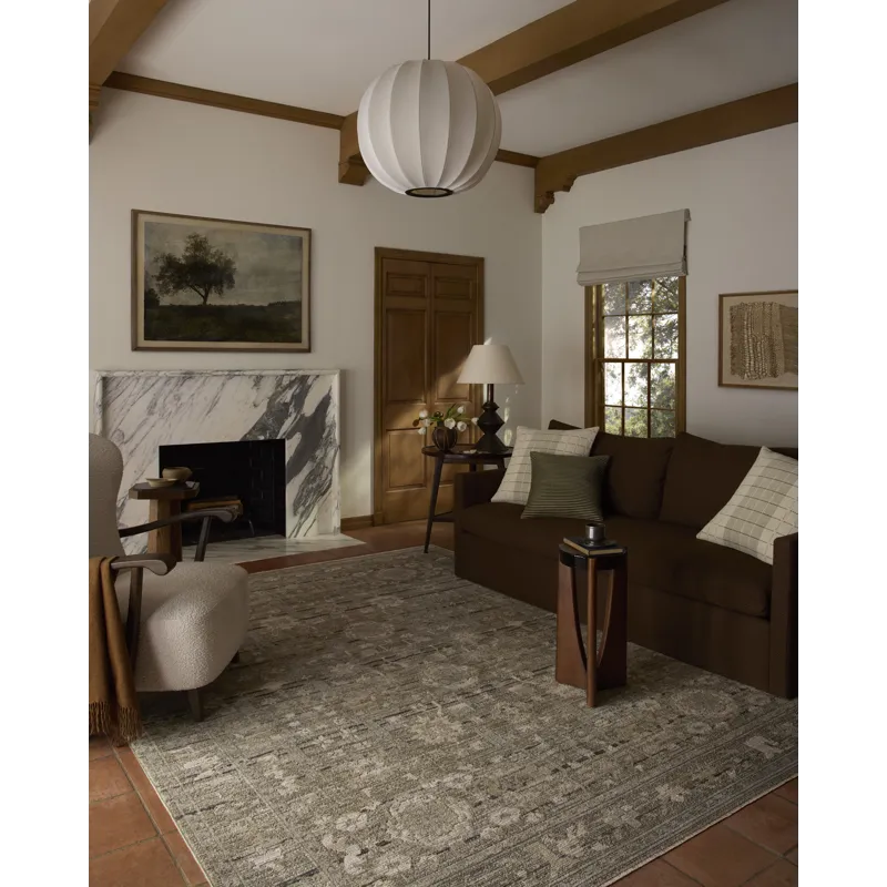 Loloi Milena Sage / Ivory Rug