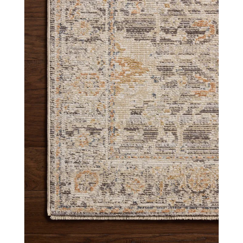 Loloi Milena Charcoal / Apricot Rug