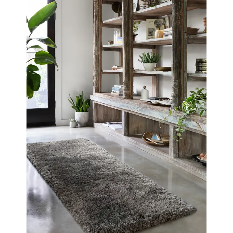 Mila Shag Charcoal Rug (2' 3" X 3' 9")