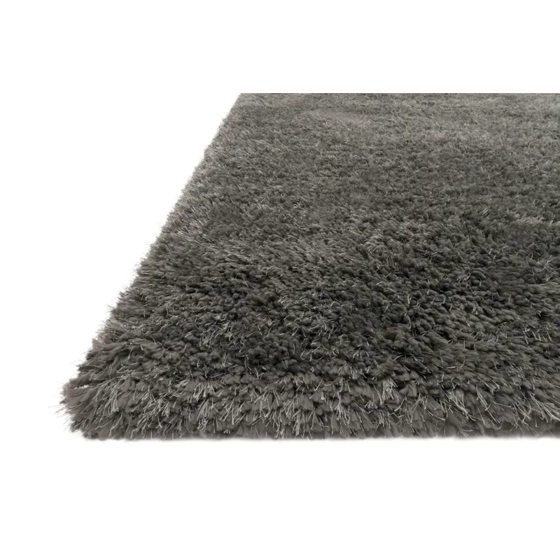 Mila Shag Charcoal Rug (2' 3" X 3' 9")