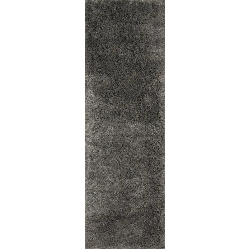 Mila Shag Charcoal Rug (2' 3" X 3' 9")