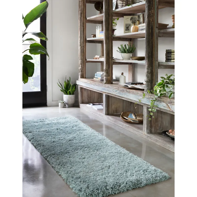 Mila Shag Spa Rug (7' 9" X 9' 9")