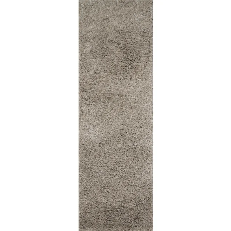 Mila Shag Taupe Rug (2' 3" X 3' 9")