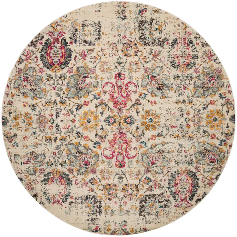 Nadia Ivory / Multi Rug (4' 0" X 5' 7")