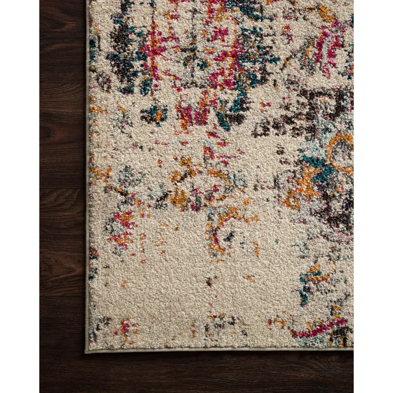 Nadia Ivory / Multi Rug (4' 0" X 5' 7")