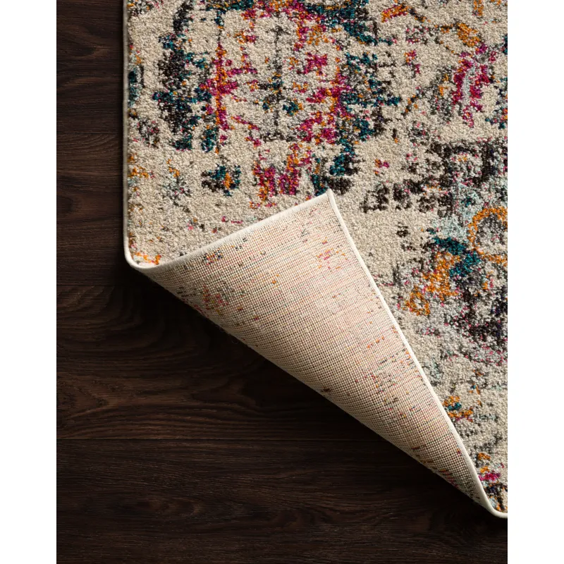 Nadia Ivory / Multi Rug (4' 0" X 5' 7")