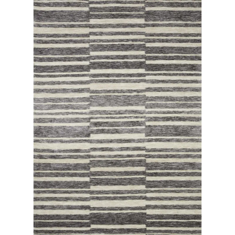 Neda Natural / Slate Rug (3' 6" X 5' 6")
