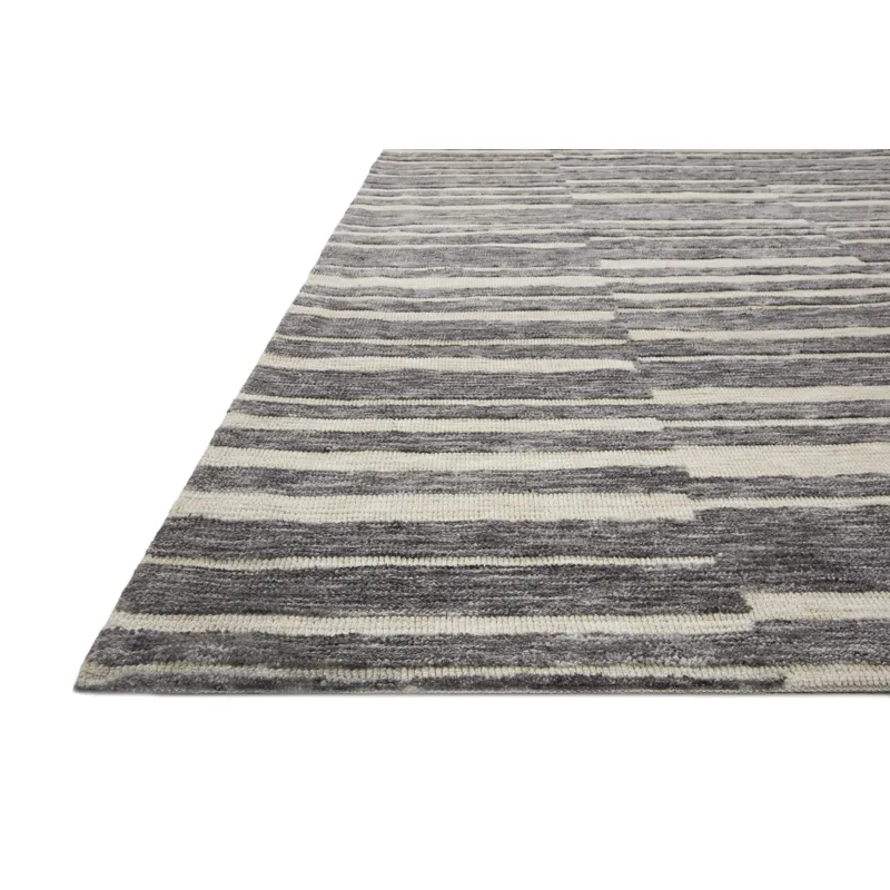 Neda Natural / Slate Rug (3' 6" X 5' 6")