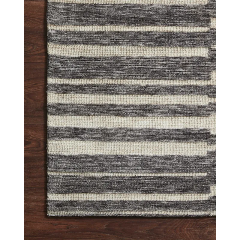 Neda Natural / Slate Rug (3' 6" X 5' 6")