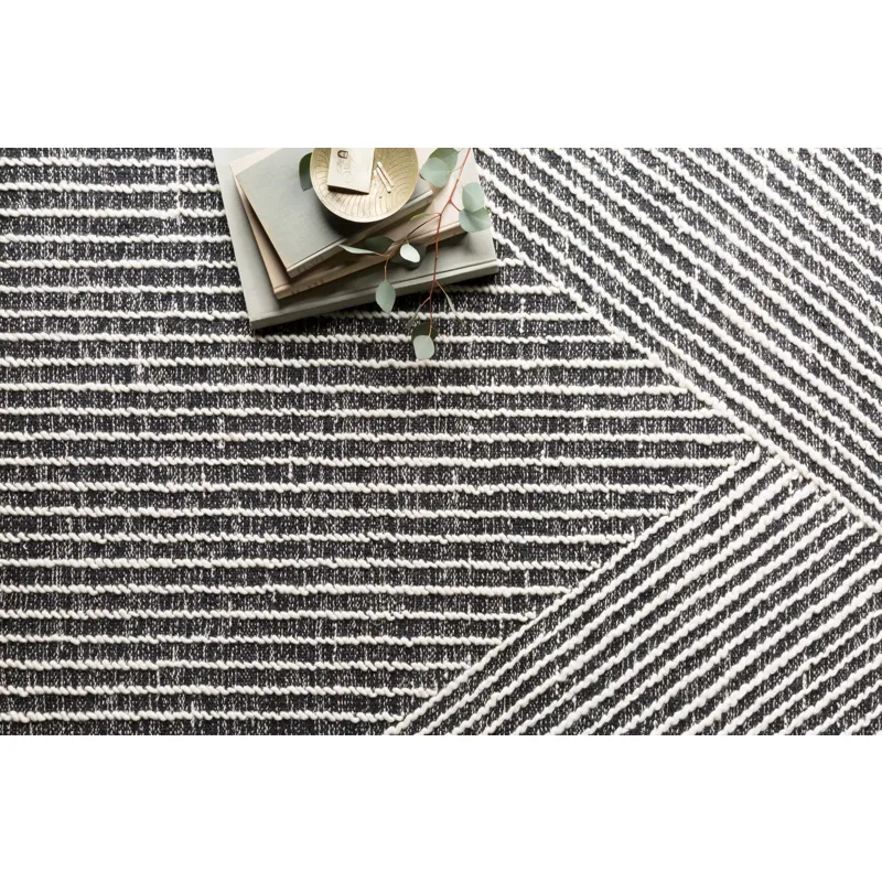 Newton Charcoal / Ivory Rug (2' 3" X 3' 9")