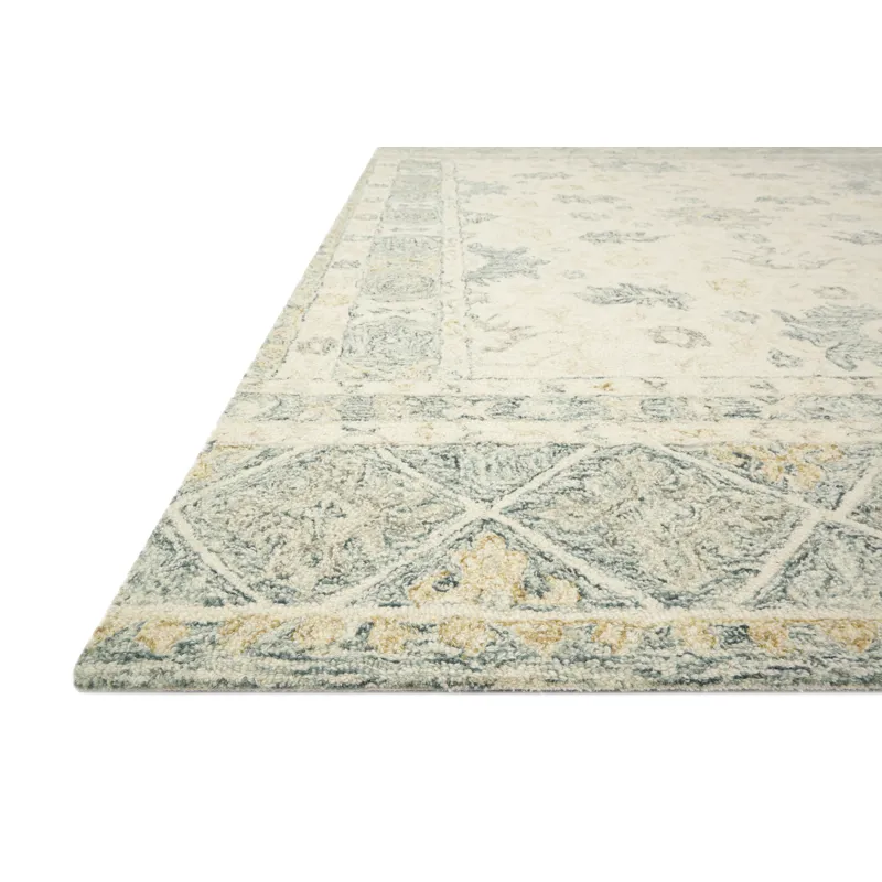 Norabel Ivory / Slate Rug (7' 9" X 9' 9")