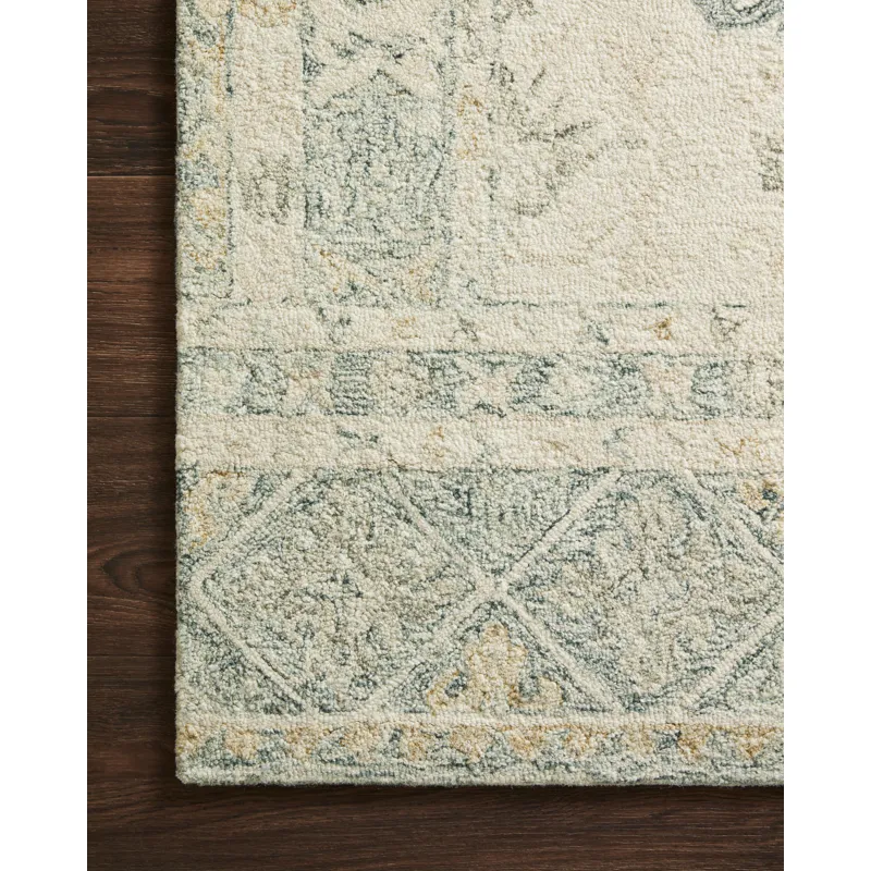 Norabel Ivory / Slate Rug (7' 9" X 9' 9")