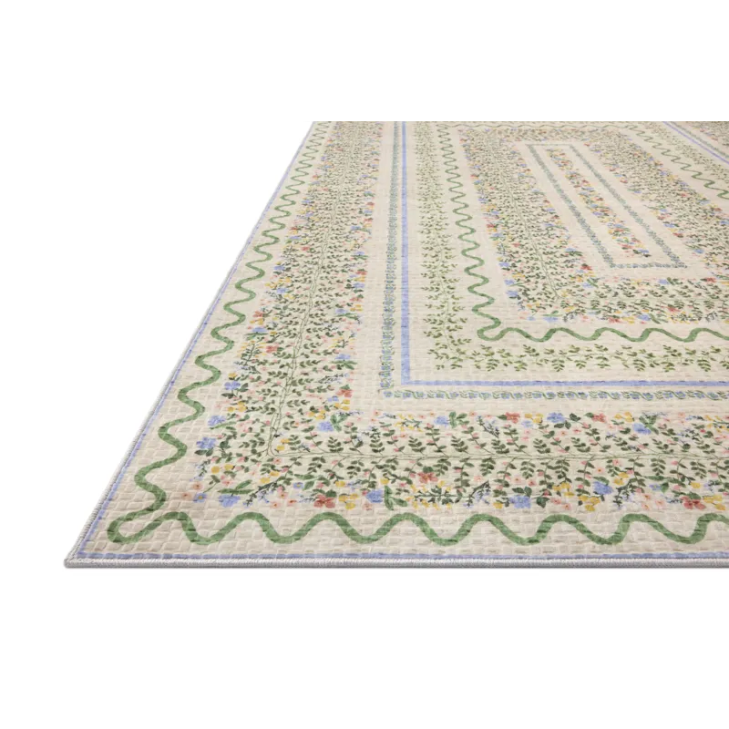 Rifle Paper Co. x Loloi Orchard Ivory / Multi Machine Washable Rug