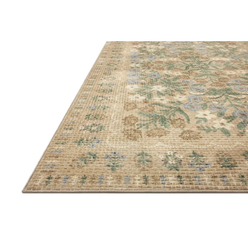 Rifle Paper Co. x Loloi Orchard Sand / Multi Machine Washable Rug