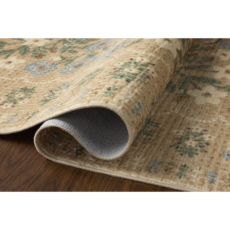 Rifle Paper Co. x Loloi Orchard Sand / Multi Machine Washable Rug