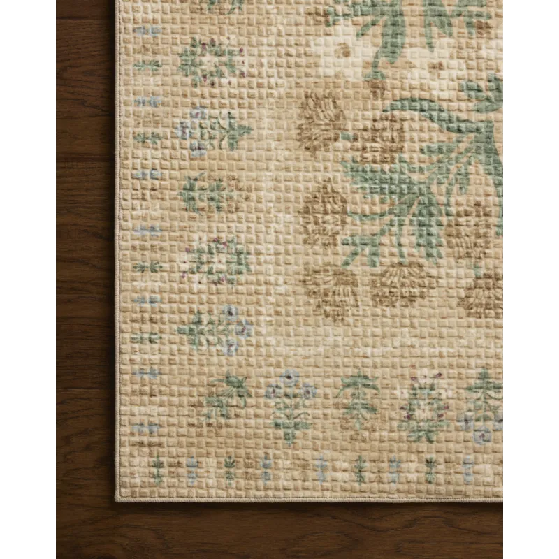 Rifle Paper Co. x Loloi Orchard Sand / Multi Machine Washable Rug
