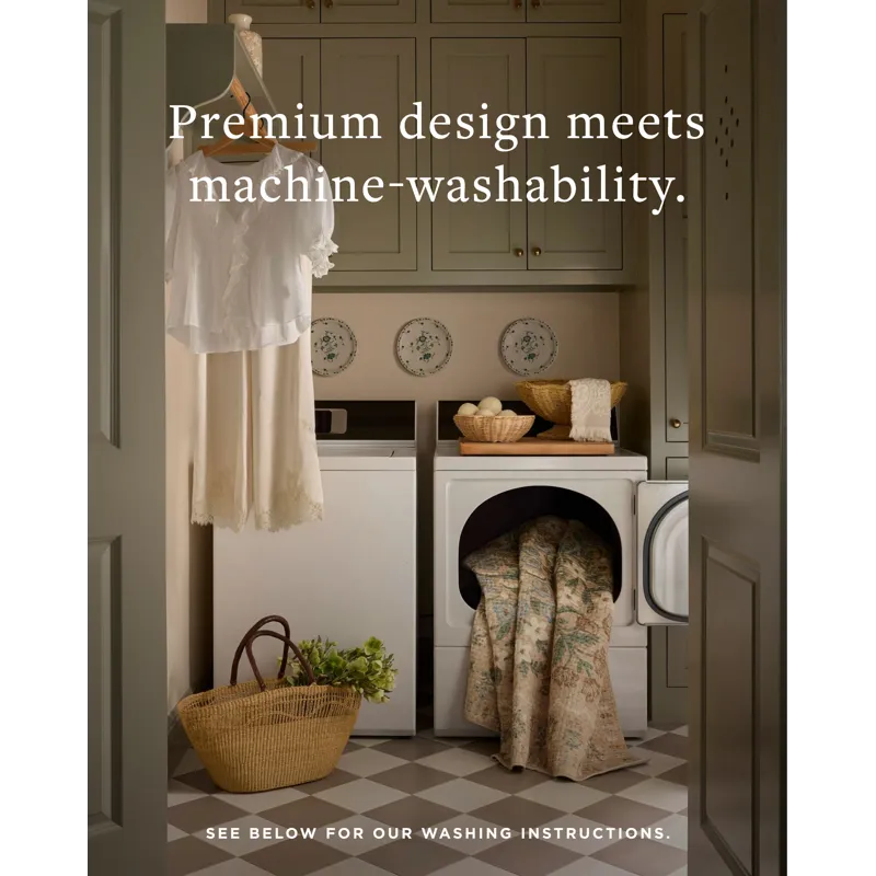 Rifle Paper Co. x Loloi Orchard Beige / Multi Machine Washable Rug