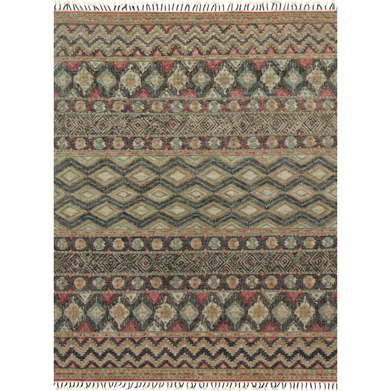 Owen Indigo / Sage Rug (3' 6" X 5' 6")