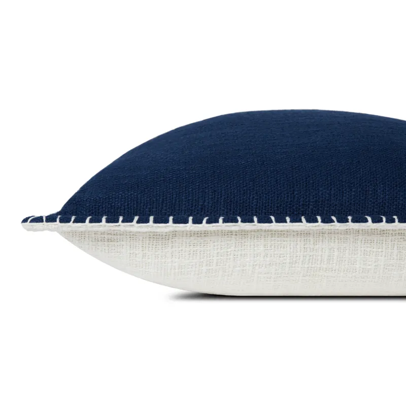 Loloi PLL0109 Navy 22\'\' x 22\'\' Cover Only Pillow