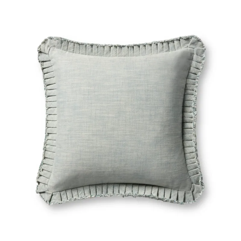 Loloi PLL0210 Blue 20\" x 20\" Cover w/Poly Pillow