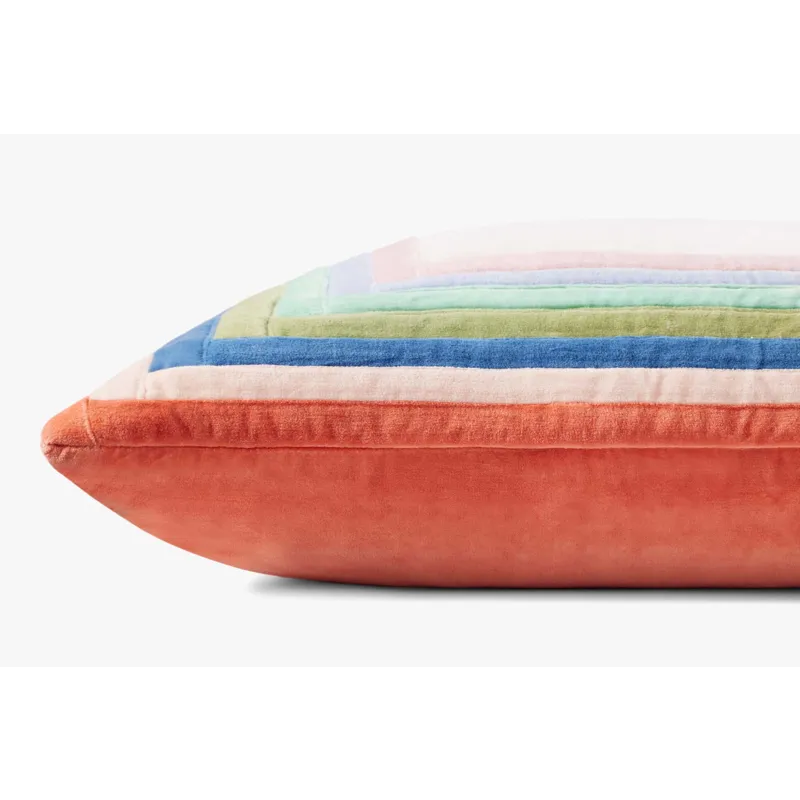 Loloi X Rifle Paper Co. 22\" X 22\", Cover Only Pillow