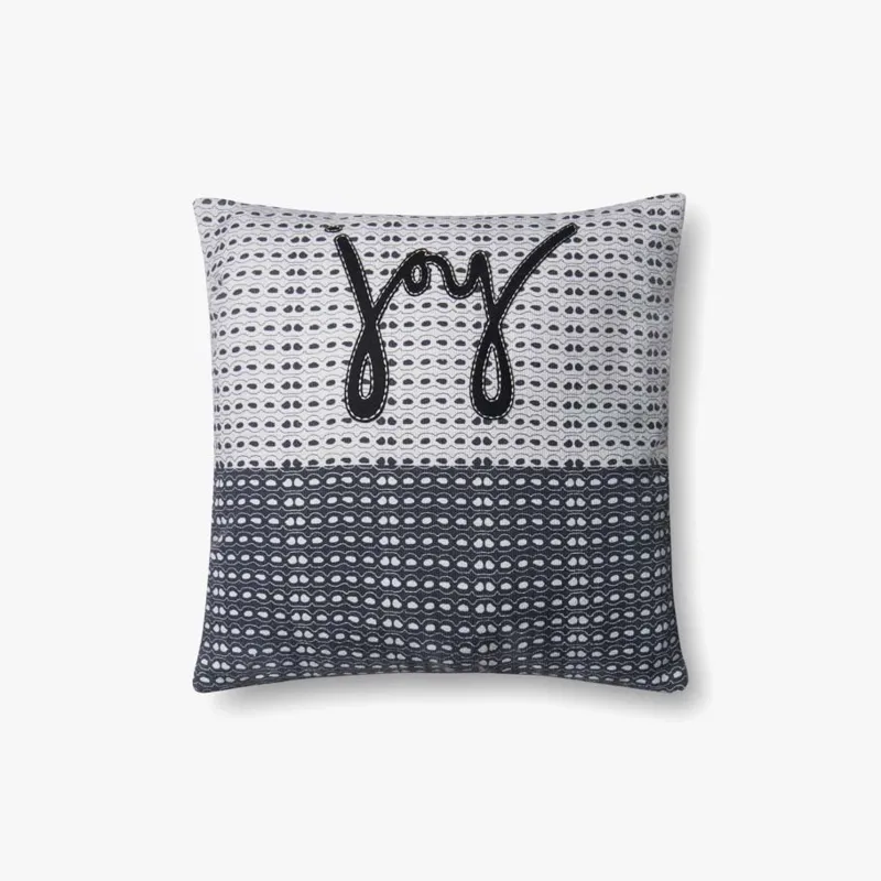 Loloi X Ed Ellen Degeneres 18\" X 18\", Cover Only Pillow