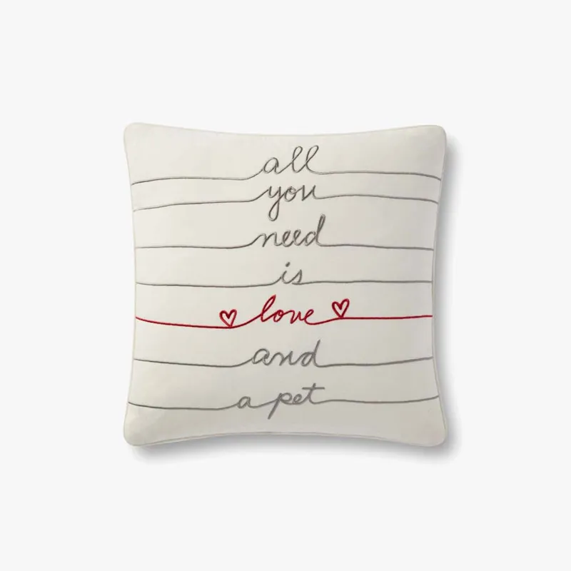 Loloi X Ed Ellen Degeneres 18\" X 18\", Poly-Filled Pillow