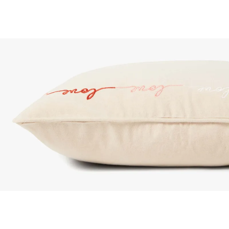 Loloi X Ed Ellen Degeneres 18\" X 18\", Poly-Filled Pillow