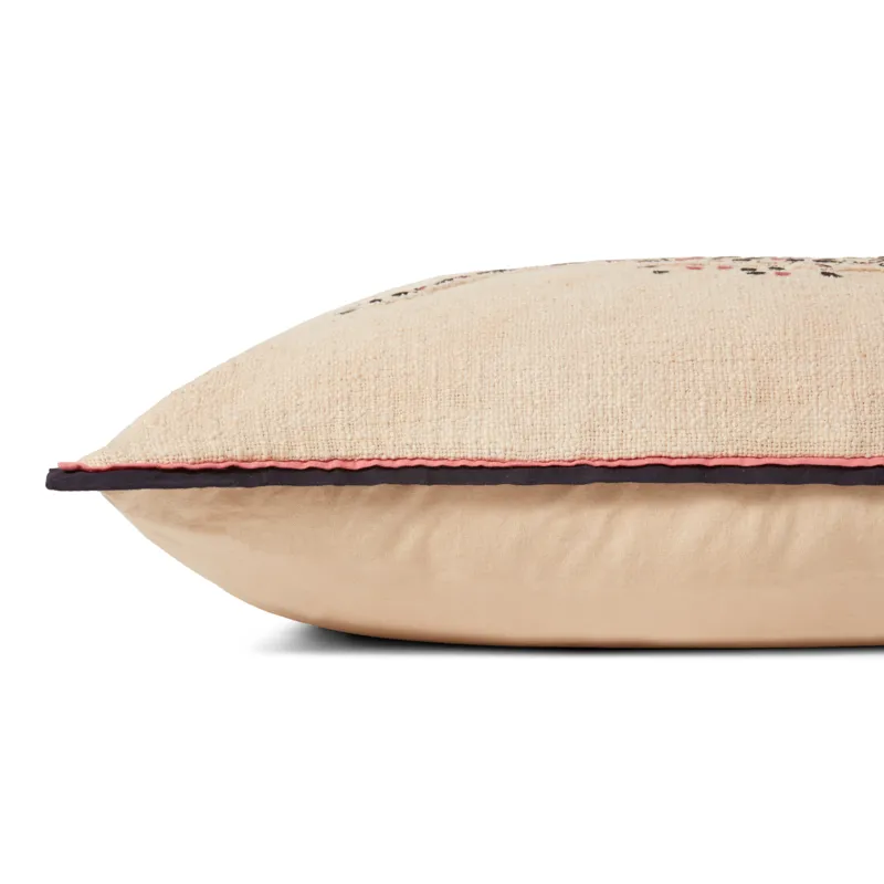 Pillows Ivory / Black Pillow (16\" X 26\" Cover Only)