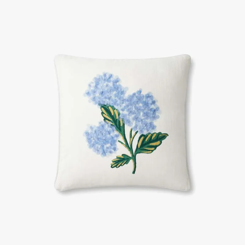 Loloi X Rifle Paper Co. 18\" X 18\", Cover Only Pillow