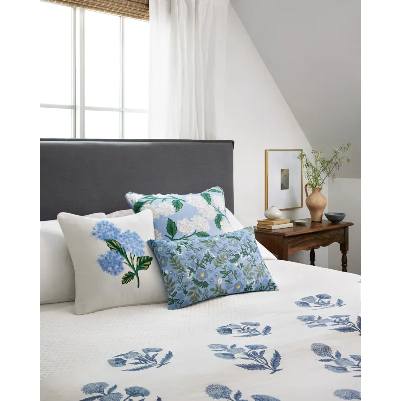 Loloi X Rifle Paper Co. 18\" X 18\", Cover Only Pillow
