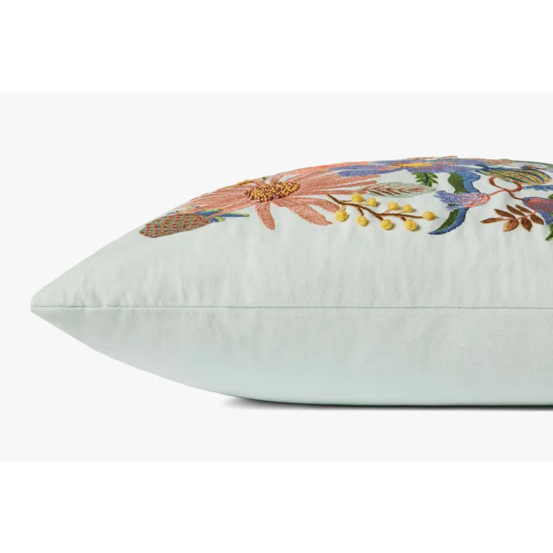 Loloi X Rifle Paper Co. 22\" X 22\", Cover Only Pillow