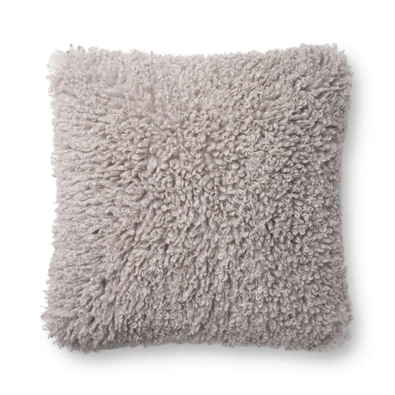 Pillows Grey Pillow (22\" X 22\" Cover W/Poly)