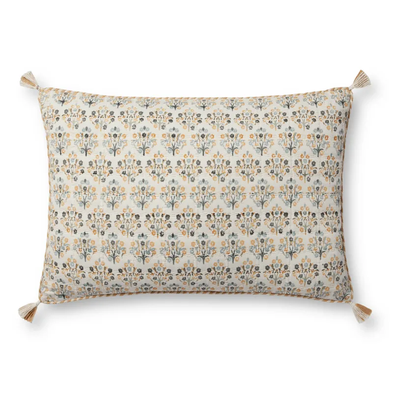 Loloi PLL0116 Wheat / Multi 16\'\' x 26\'\' Cover Only Pillow
