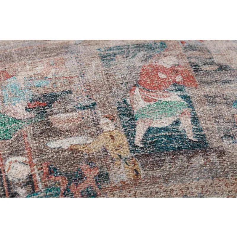 Pillows Brown / Multi Pillow (13\" X 21\" Cover Only)