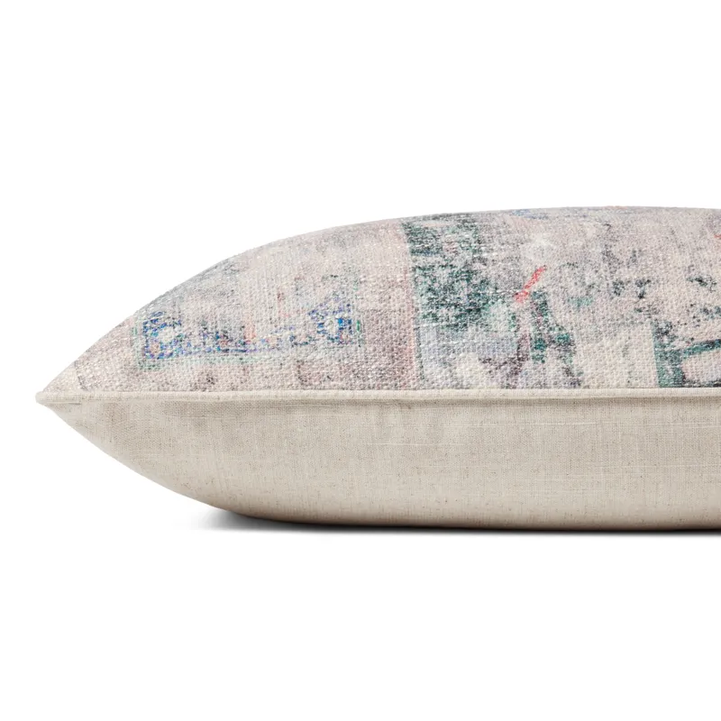 Pillows Taupe / Multi Pillow (13\" X 35\" Cover Only)