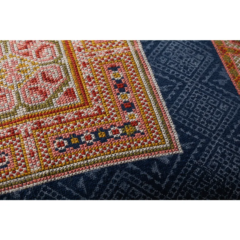 Pillows Navy / Multi Pillow (18\" X 18\" Cover W/Down)