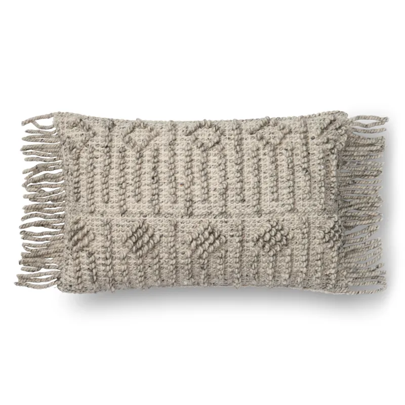 Pillows Grey Pillow (13\" X 21\" Cover Only)