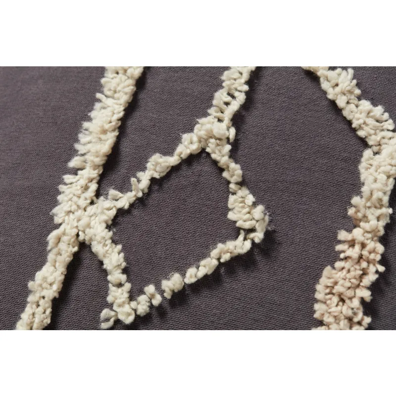 Pillows Black / Ivory Pillow (22\" X 22\" Cover W/Down)