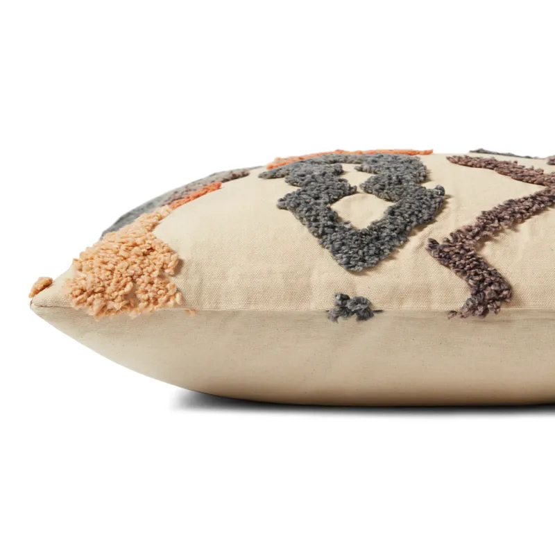 Pillows Ivory / Multi Pillow (22\" X 22\" Cover W/Poly)