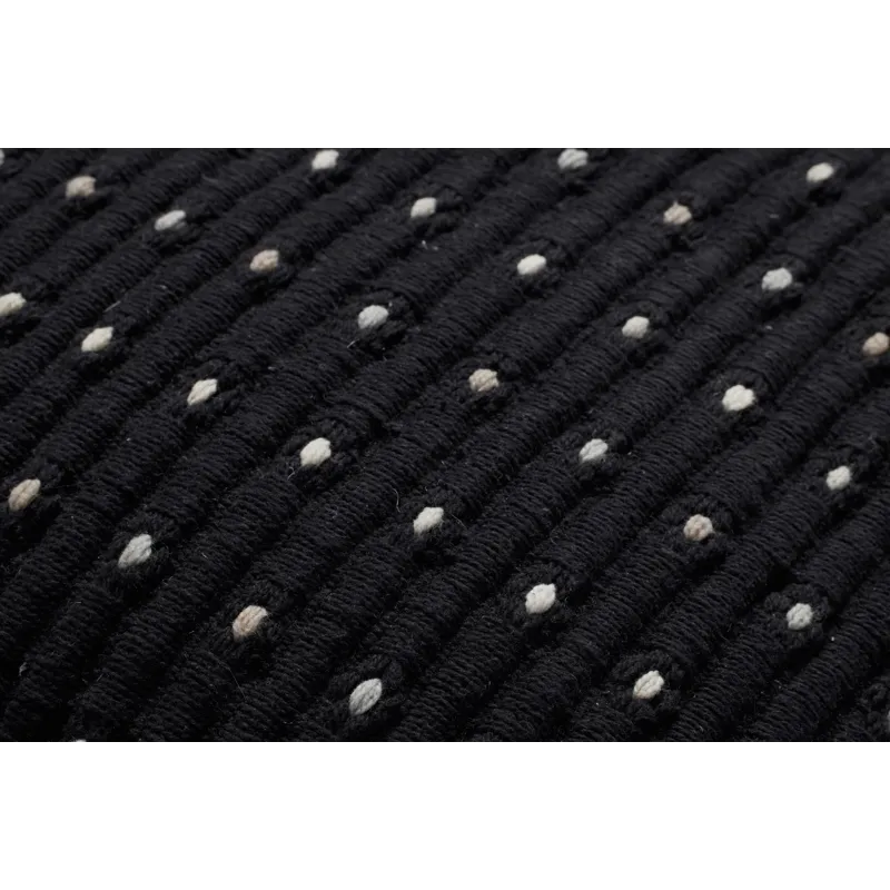 Loloi PLL0118 Black 18\'\' x 18\'\' Cover w/Down Pillow