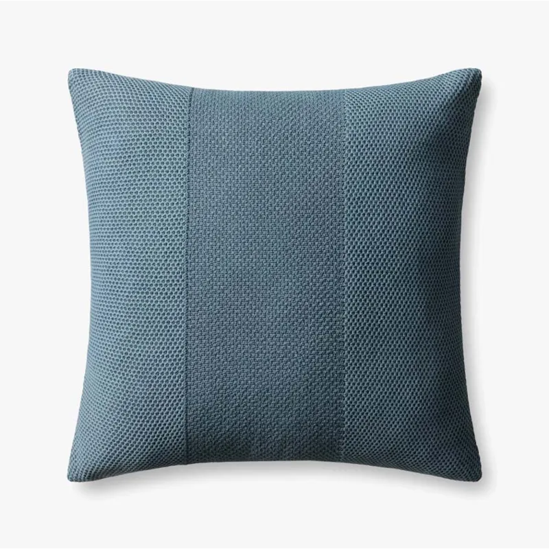 Loloi Blue 22\'\' x 22\'\' Cover w/Poly Pillow